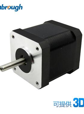 二相4单轴进电机力矩42HS47A6.260NM电流1.2A六线机身长4步7MM