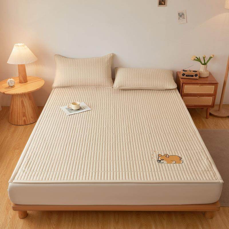 46820软25垫款纯色原棉大豆纤维夹棉床褥家用床品柔新软舒适亲肤