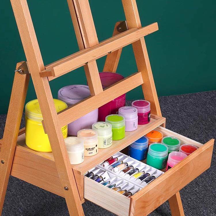 画架美生专术用205木制升降素描油画4K画板画画套装架式支可美术