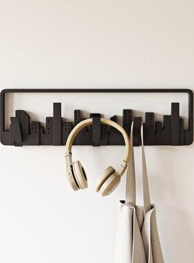 加m拿大ubra挂钩创装饰壁挂衣钩玄墙关隐意形进门挂衣架可免SQR打