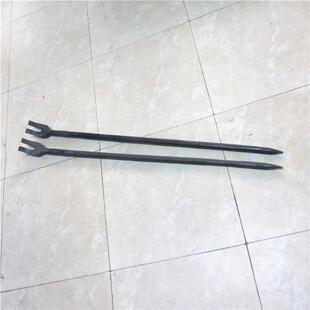 路器材撬棍羊角鸭口马蹄1铁1.5m嘴.5米铁路开专用