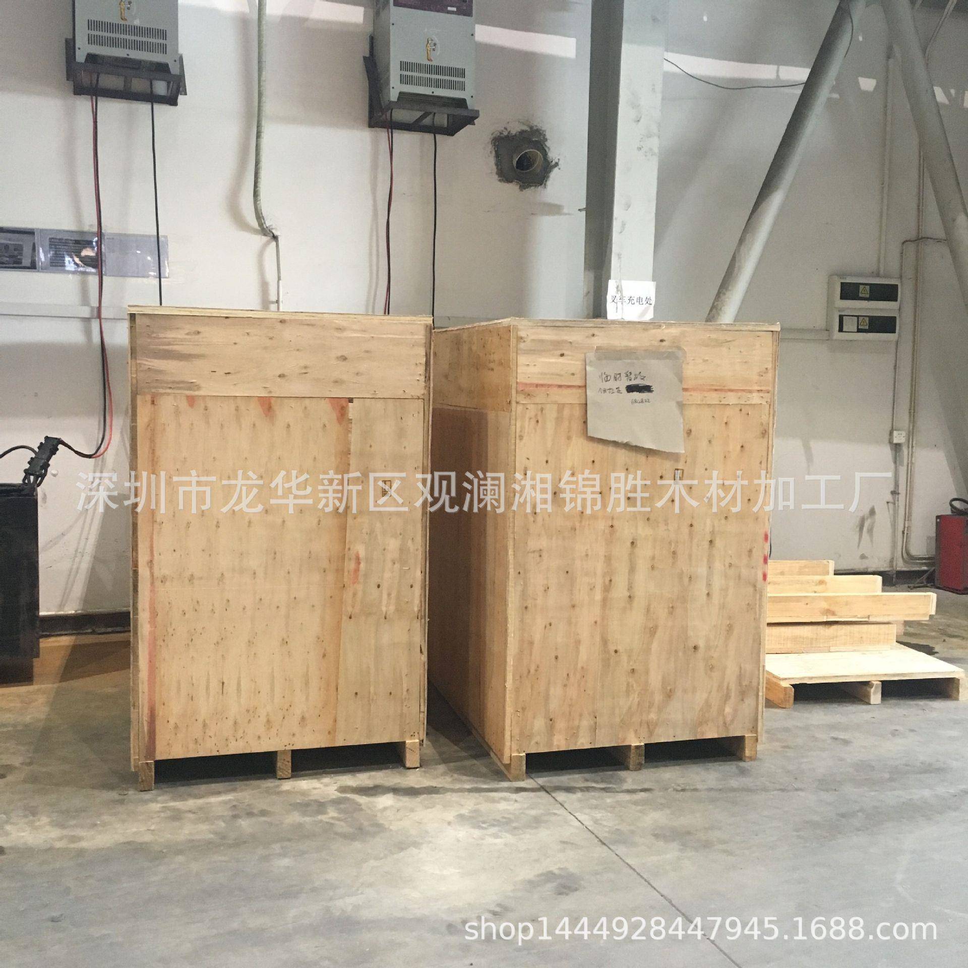 深圳龙岗仓区式专用实木木箱防潮防腐木制周转箱储可322拆包装木
