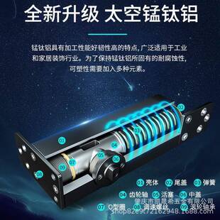 免挖坑木地簧免挖坑有木门框门通用型隐藏弹式缓冲定位免槽开不锈