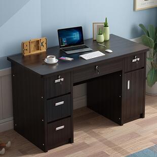 脑简约现公桌写台台式电卓带锁字带见详情抽屉家用学小生卧室书桌