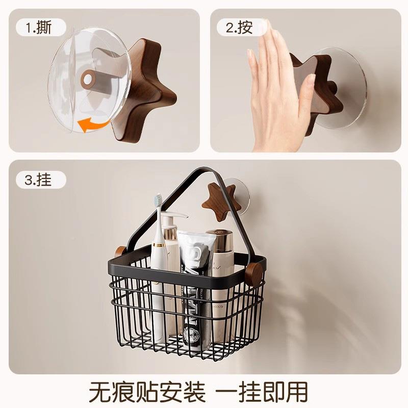 ?胡木洗无品牌/脸巾收纳柔盒浴室生间废弃擦脸巾桃棉巾卫高颜值挂