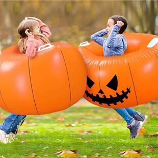 万圣节南瓜充气碰充756气碰球人体碰撞体身球碰碰球万圣节用品