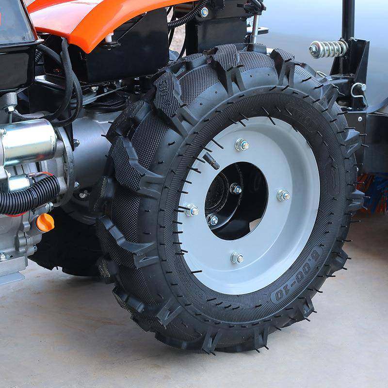 小型扫雪机燃油自走式道路清雪滚除机手推刷式全齿BD-CL370机雪轮