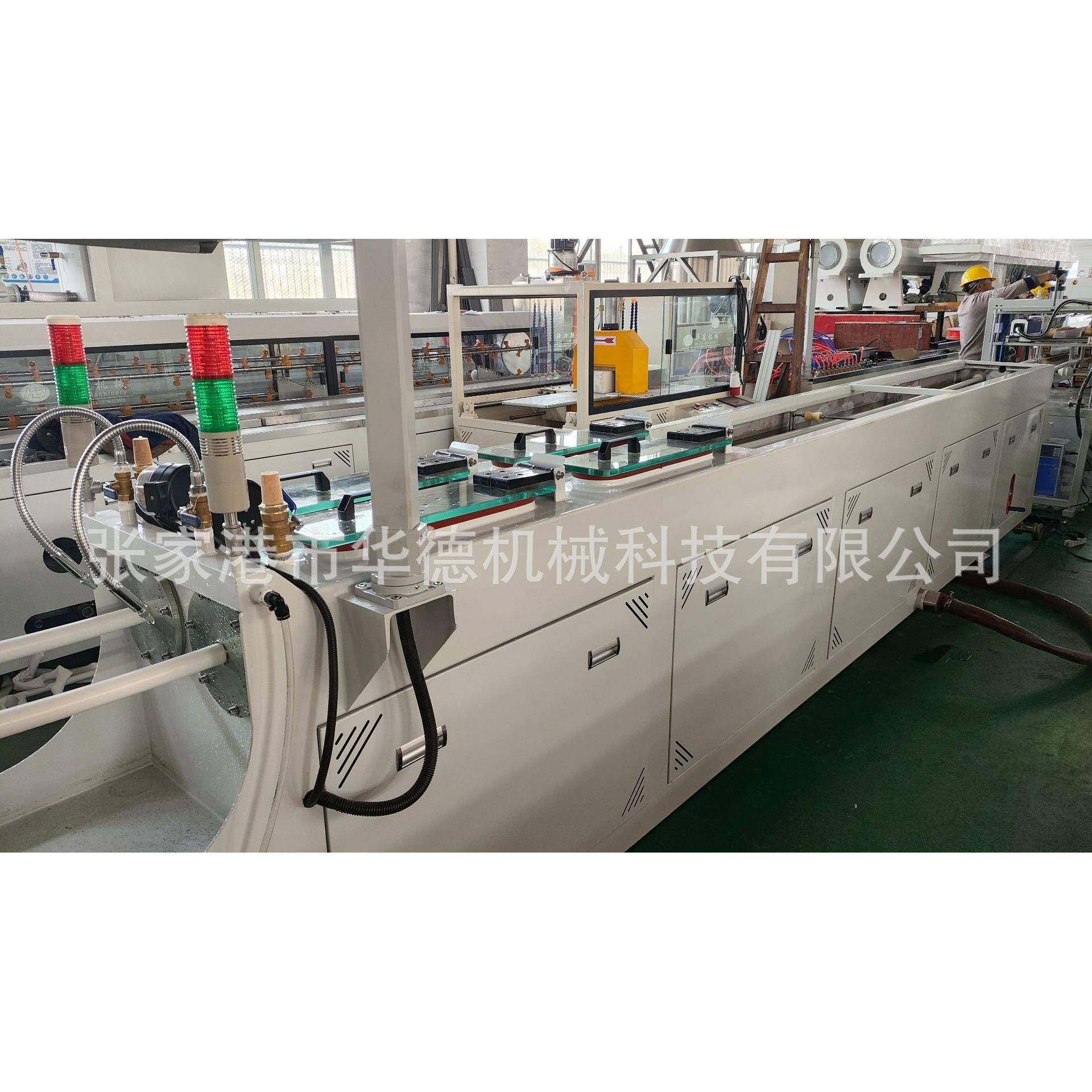 VSJSZ双螺一出二PC材生产线穿线管管生产备一出二PVC给水管设挤出