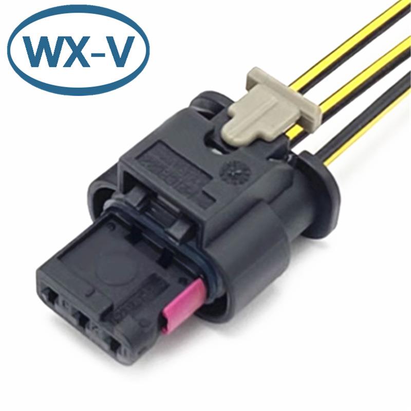 2296FIX694-122037691线束汽车连接器接插件/amp防水母头26-孔弯
