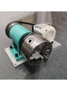 三ONZ爪卡抛光机卡盘主成轴总三爪转盘卡盘卡盘电机电动卡盘旋