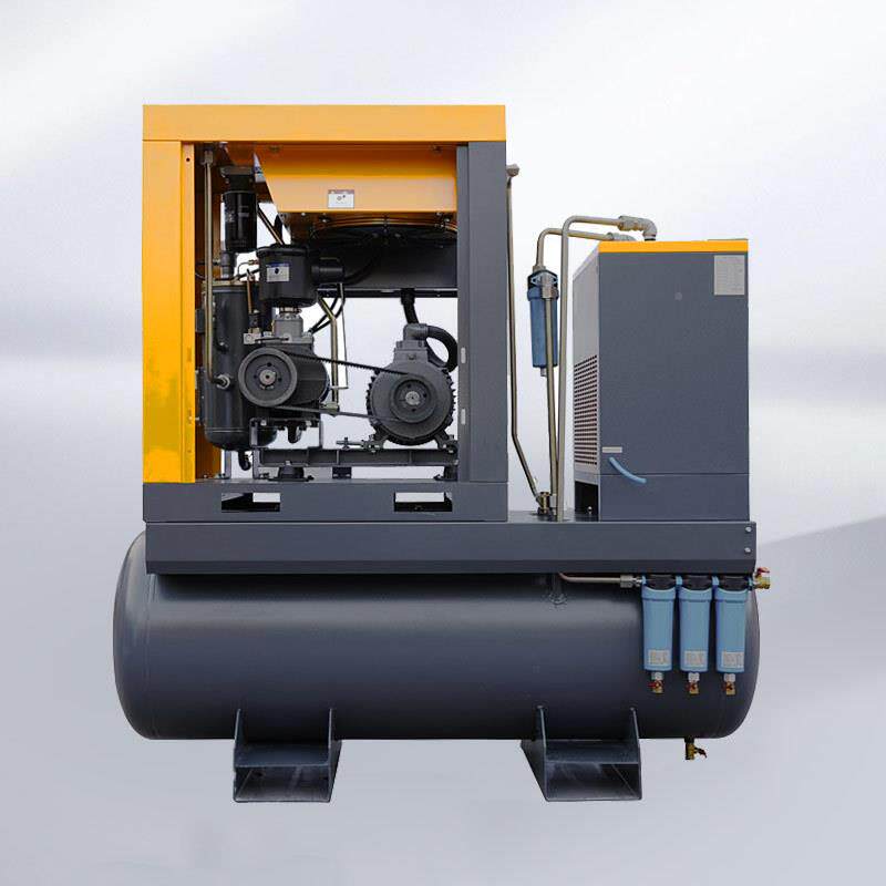4KW-22K四合一冷干四合一机W过滤器带罐一安杆体螺空压机免装体积