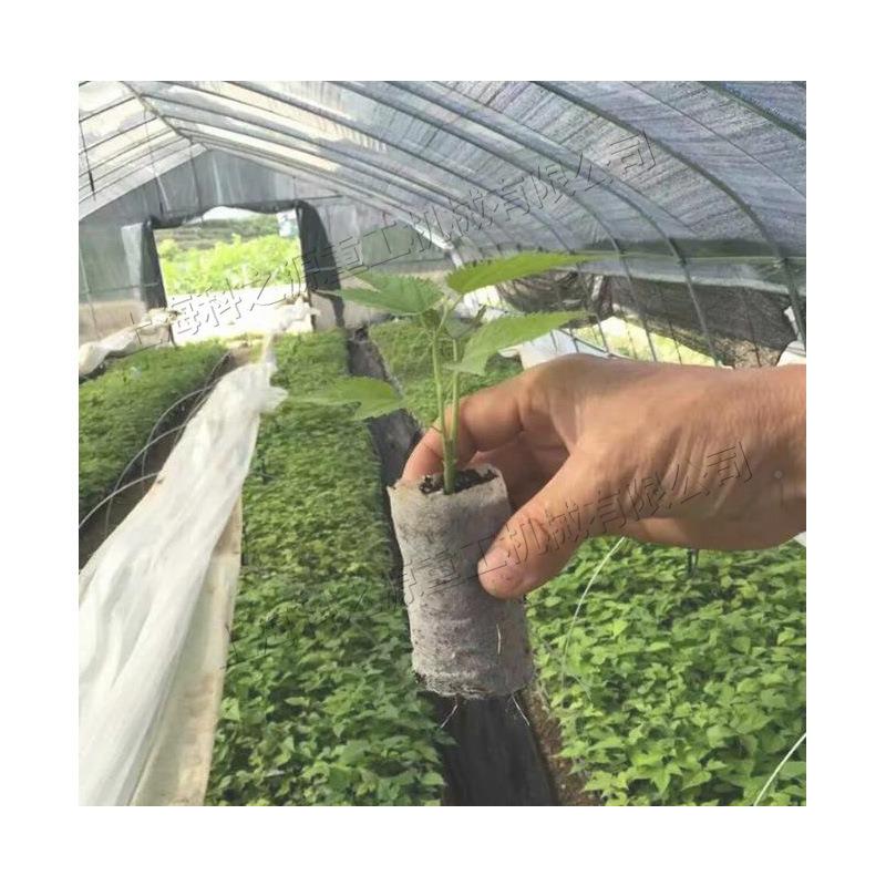 无纺型布营养袋块成型机用大棚农育苗装土播种机自NXA动网容器成