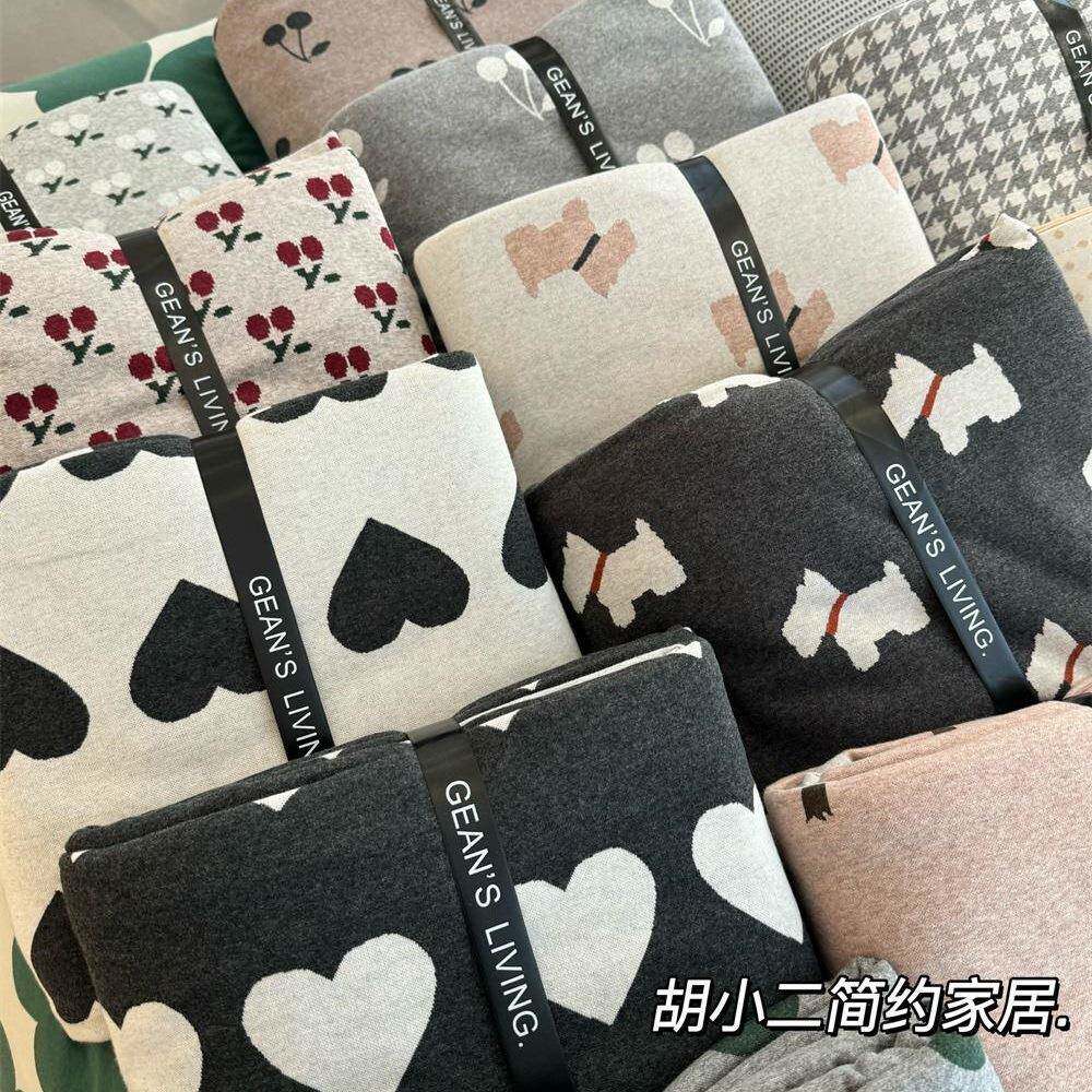 卡厚通织可爱色织针提花四件套加天竺棉纯棉床单被套82632521床上