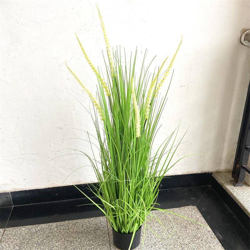 艺盆栽水生植物仿真927花大艺洋葱草狗尾芦苇大稻谷装饰摆园件