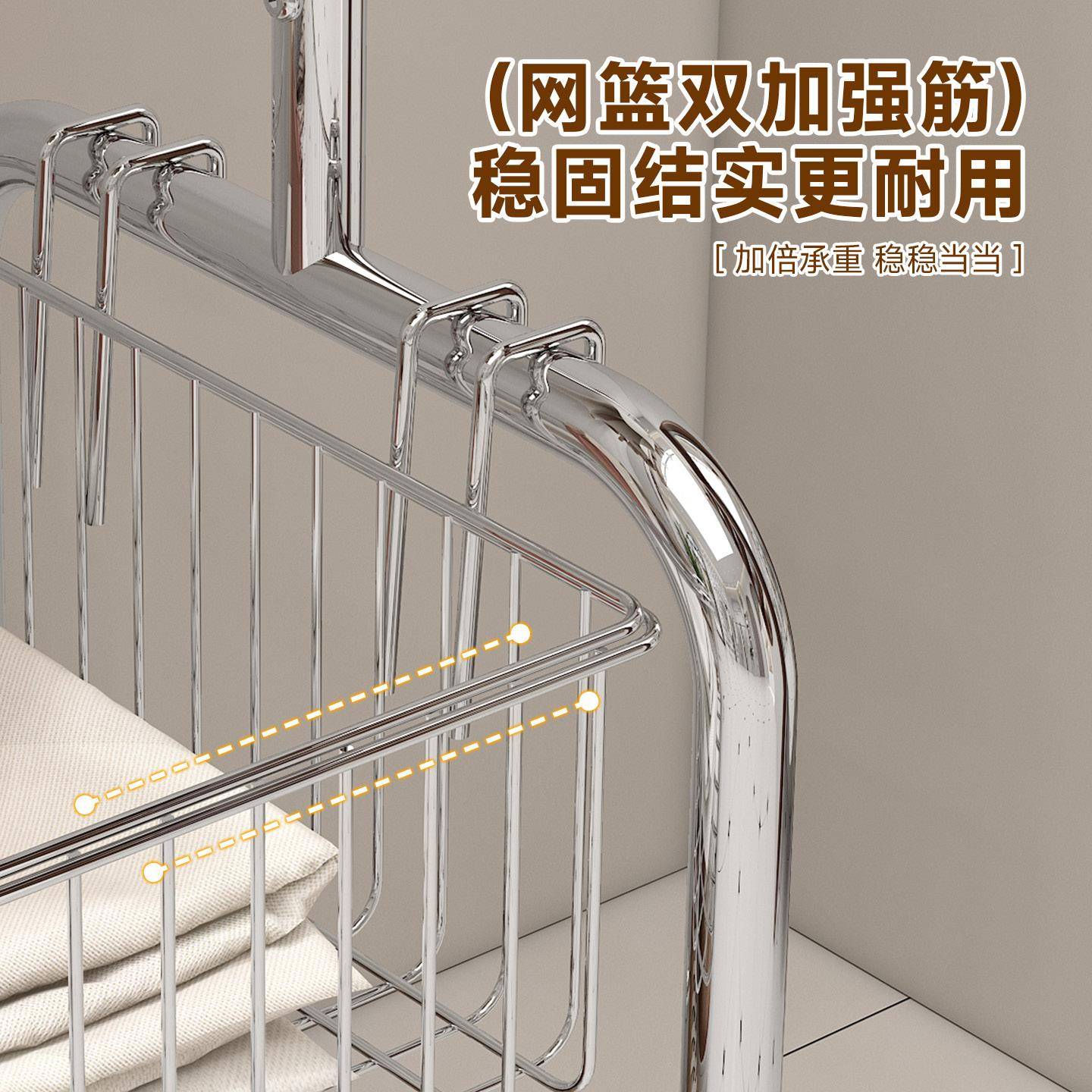 移动地衣落帽架金属家用晾衣收杆卧房间室挂衣架纳无品牌/置物架
