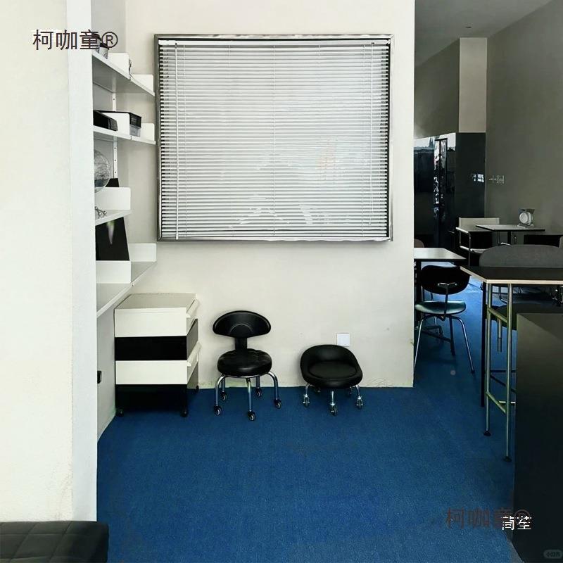 布里斯托办色蓝地毯公柯咖童室商摄影用棚拍照地垫卧室出租屋改造
