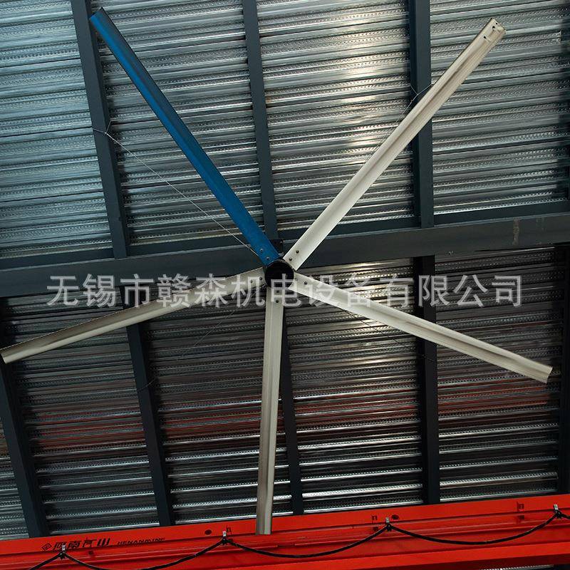 型工业大吊扇车间风扇QQB商业器风型扇大吊扇永磁电扇电机调速大