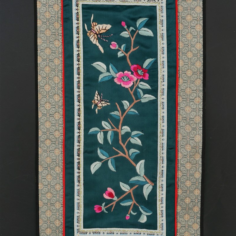 领口袖口下摆配花改造手工刺绣京绣手工绣品民族风创汇回流老绣片