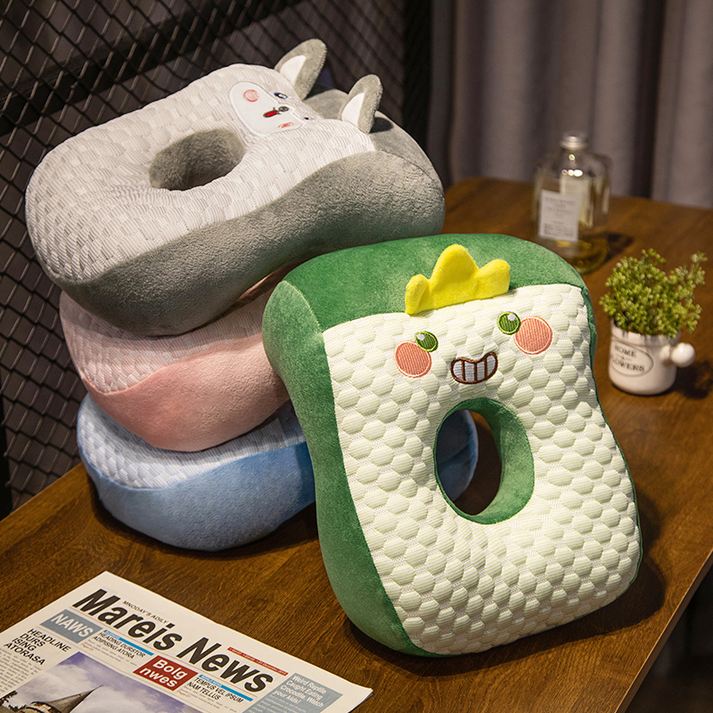 冰丝豆豆午睡枕办公室上班用趴桌子睡觉枕午休枕学生透气趴抱枕头