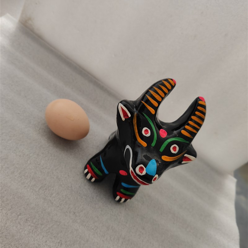 河南特产 淮阳泥泥狗大十二生肖 泥咕咕 泥哨 泥塑摆件 泥人