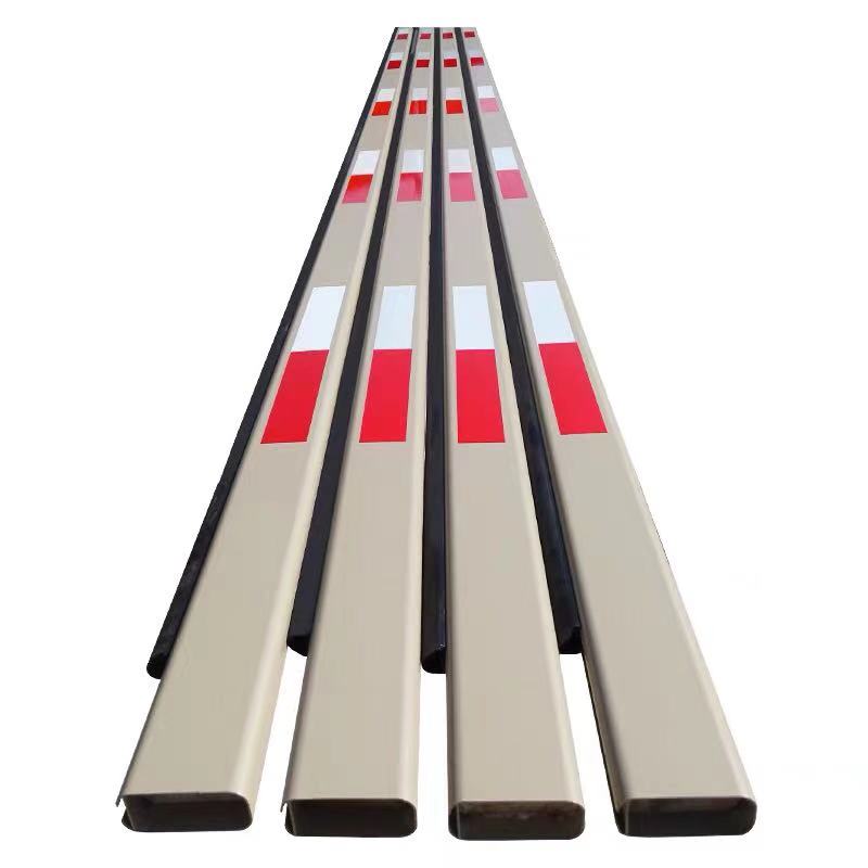 立方杆直杆加厚带防砸70*30行呗停车场门卫升降杆小区挡车杆