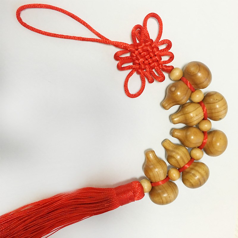 桃木葫芦五福葫芦挂件