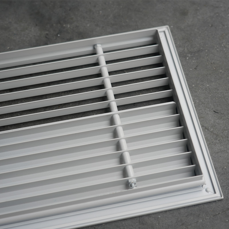中央空调出风口格栅定制向可拆出回风口极窄线性铝合金百叶风口
