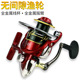 金属卷线器SK2000 10000深浅线杯红色微物无间隙打黑路亚远投渔轮