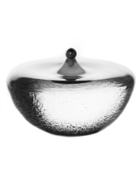 玻心璃语  凝水香立 茶室摆件 水晶玻璃  创意礼品 手工 香插