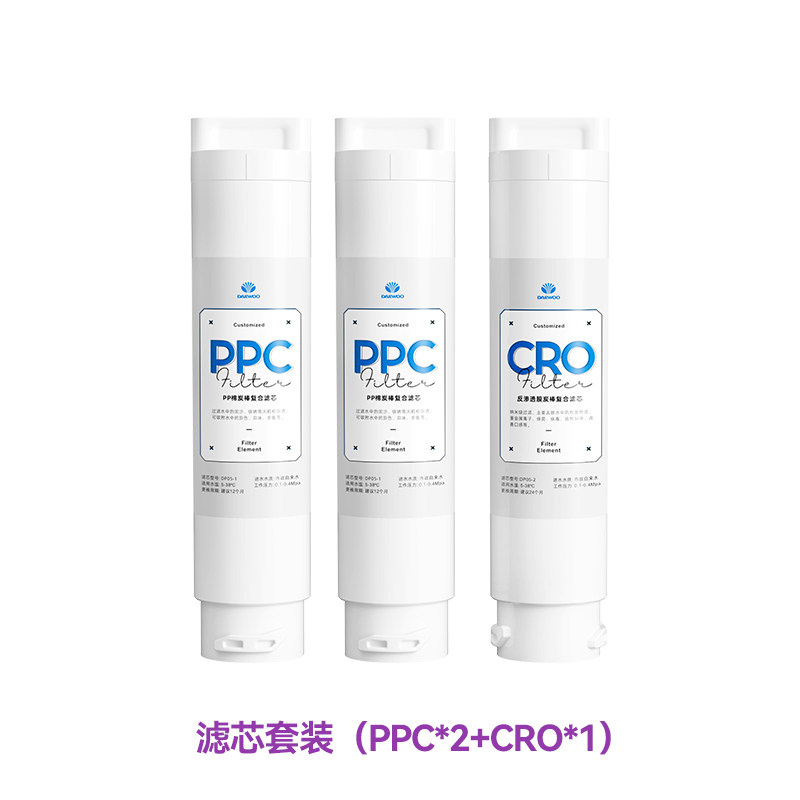 大宇家用直饮净水器即热式饮水机过滤净饮一体机滤芯配件套装