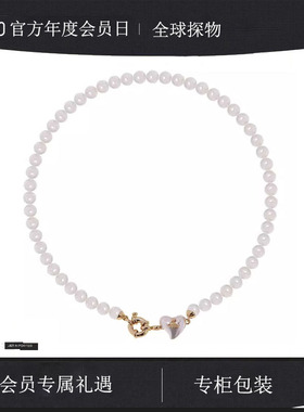 【官网正品】西太后新款树脂爱心珍珠项链气质高雅薇薇安颈链女