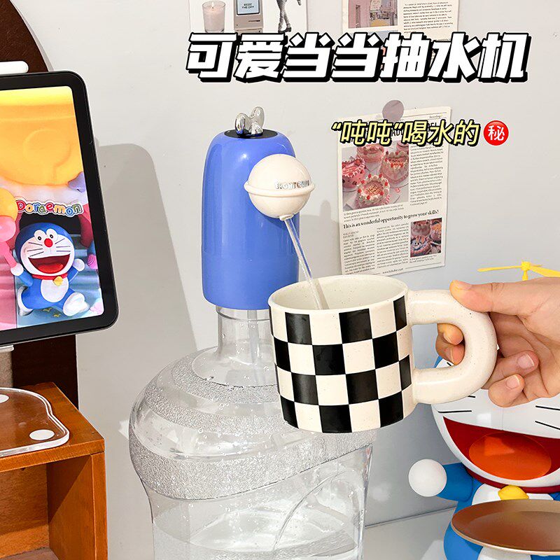 自动桶装水抽水器电动饮水机抽水泵纯净水桶上水器矿泉水桶压水器
