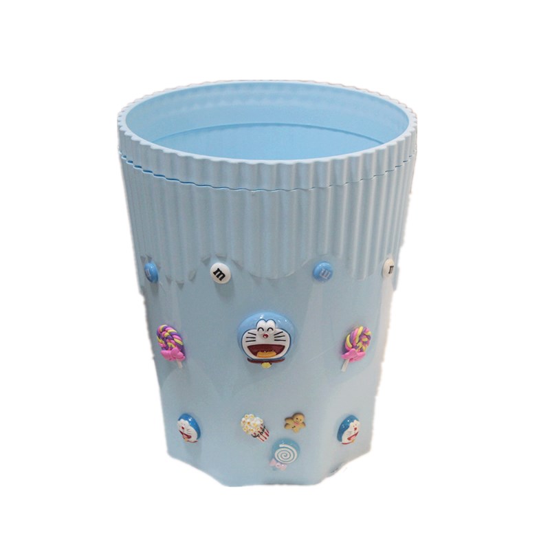 卡通可爱垃圾桶创意时尚 宿舍小垃圾桶 家用卫生间 大号卧室