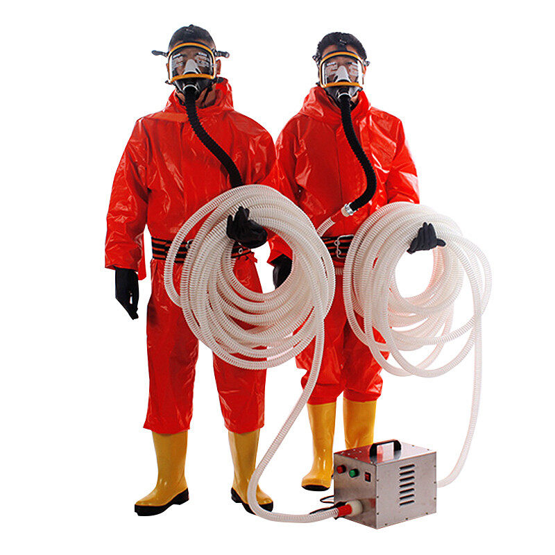 自吸式长管空气呼吸器过滤式防毒面具面罩电动送风/正压式呼吸器