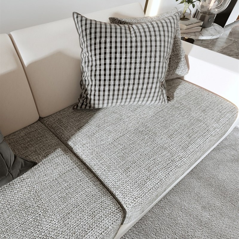 高档棉麻沙发垫罩笠坐垫多色全包布艺加厚四季可用定制沙发