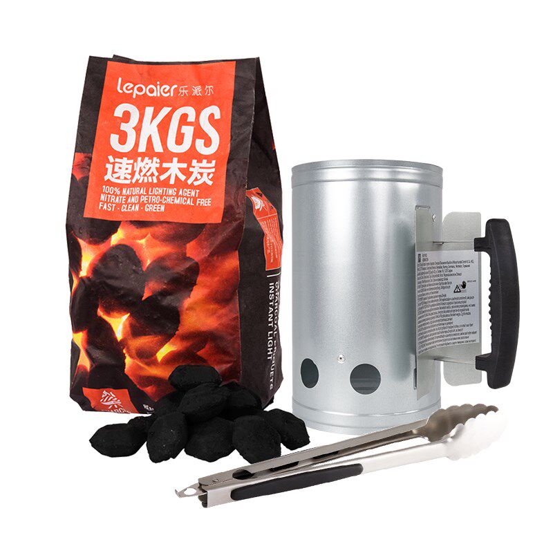 乐派尔烧烤木炭速燃炭果木易燃炭家用取暖烤火碳烧烤工具
