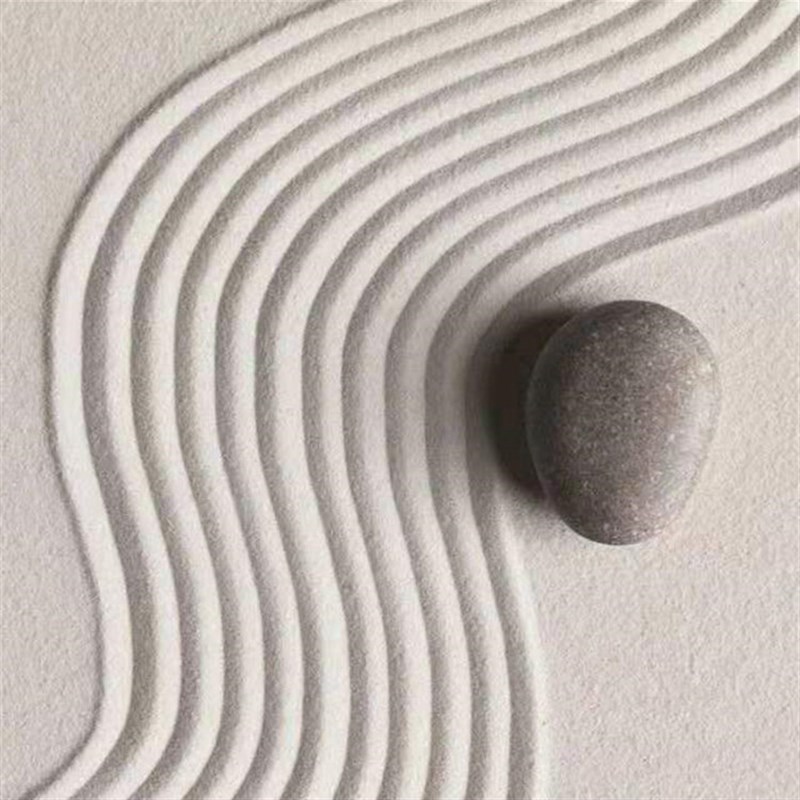 白细沙石英砂白沙子白色颗粒画画枯山水庭院造景石子垃圾桶灭烟沙