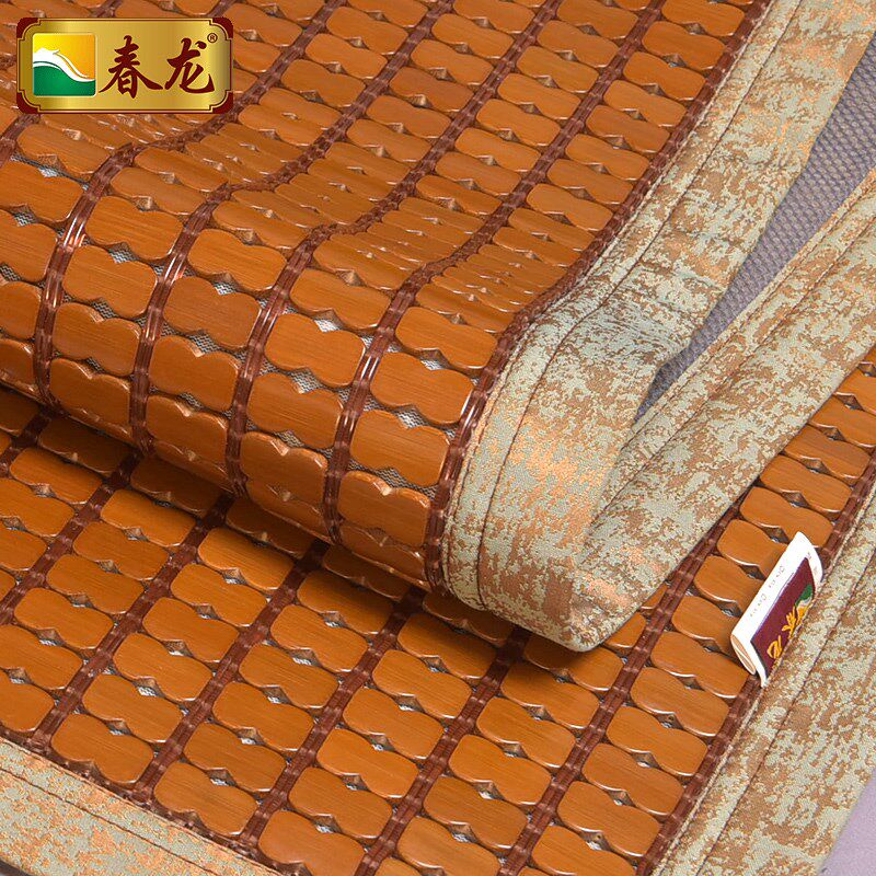 春龙麻将席夏季竹席1.5m床席垫双人可折叠竹块麻将凉席1.8米席子