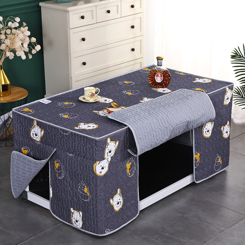 茶几桌罩加厚烤火桌子罩长方形烤火罩电暖炉罩取暖桌罩电火罩