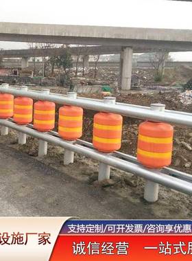 旋转式黄色V转A滚XZP护筒转子筒防撞桶栏高速公路旋转桶E防护栏