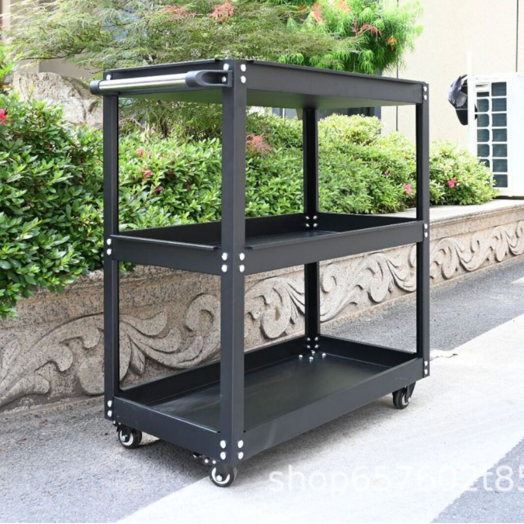 汽修维修三层手推多功能工具车