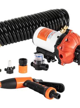 S清YPOeafl洗12oV24V甲板冲洗泵套件洗车泵冲泵隔膜泵便携式洗套