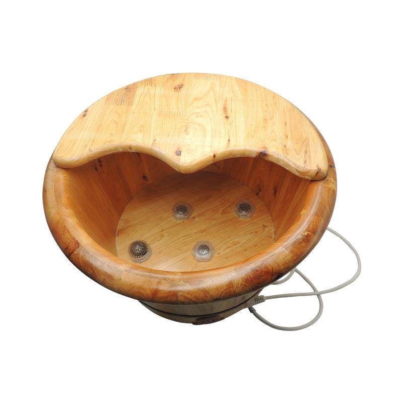 足浴木桶TUX直恒温木桶实木桶恒温加热洗脚桶恒销温加热泡脚盆