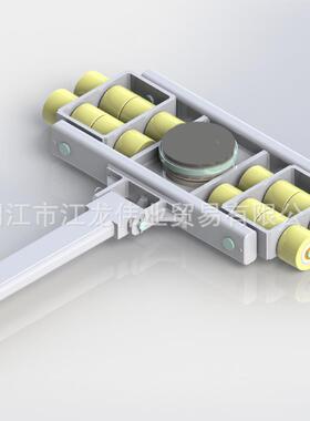 运坦克聚氨滑酯防轮重物位移器车间重型车设备搬转QFX向地牛坦克