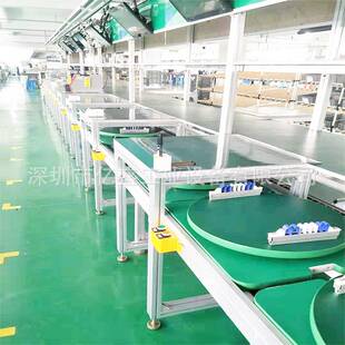 石岩车载冰箱生产组装生产线全自动分拣打包电商流水线滚筒输送线