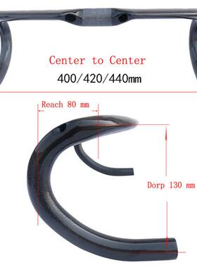 非标碳纤维IPW全公路行车超轻车把自小车内把部路由车把骑行改装