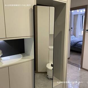 推拉款全屏面衣柜镜 全身镜可翻转衣柜镜