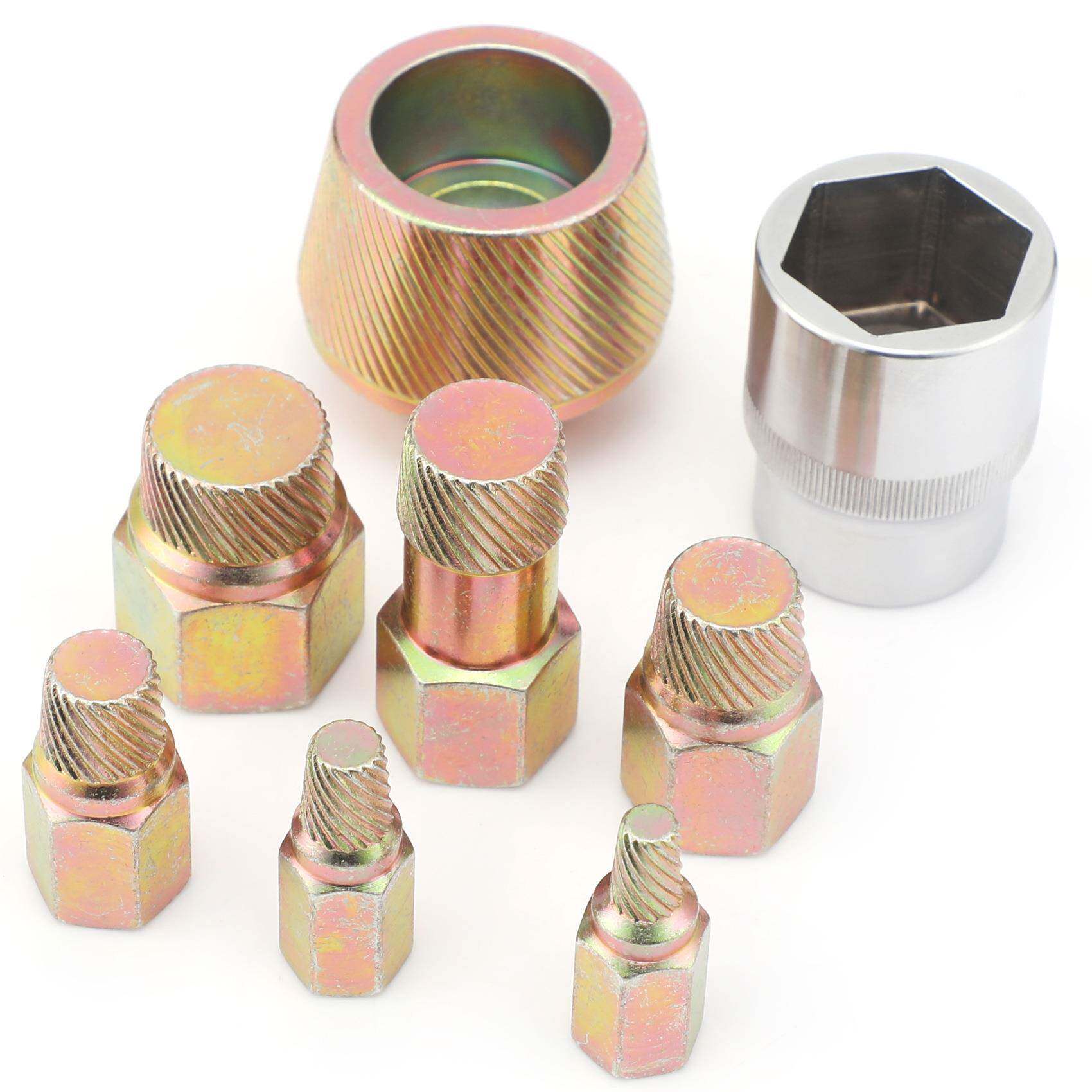 铬钼工具组合8pcs装螺CQB丝取出器取现货浴缸水钢套槽断丝出器