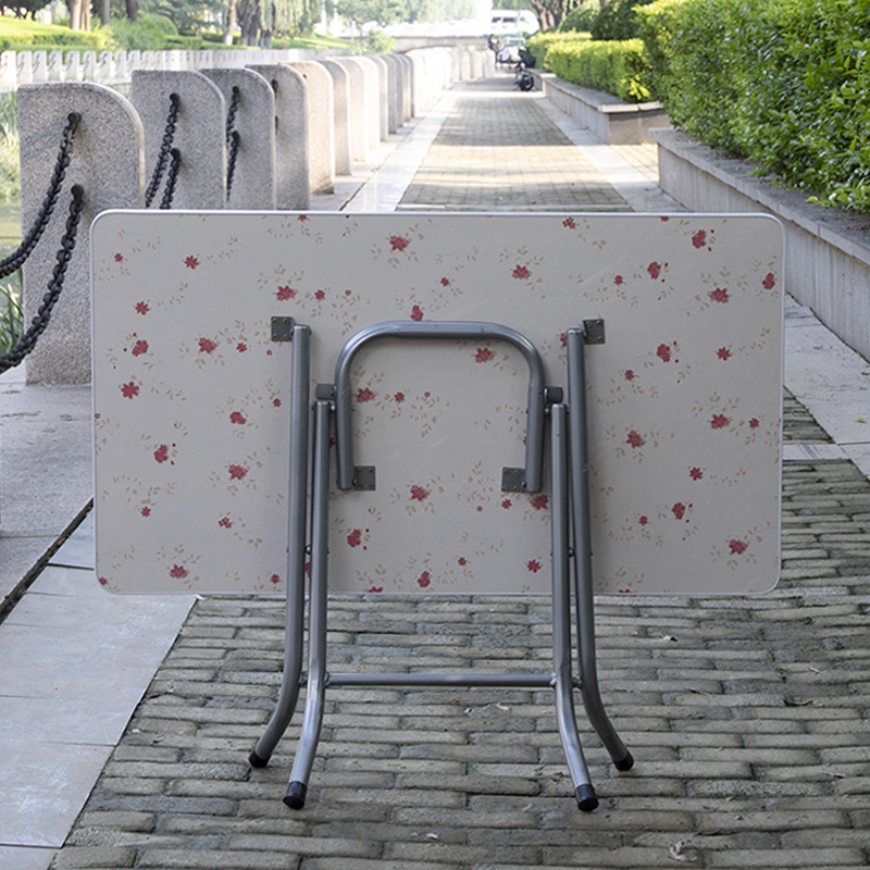 简易折叠桌吃饭桌长方形小型饭桌简约阳台可携式餐桌家用小桌子矮