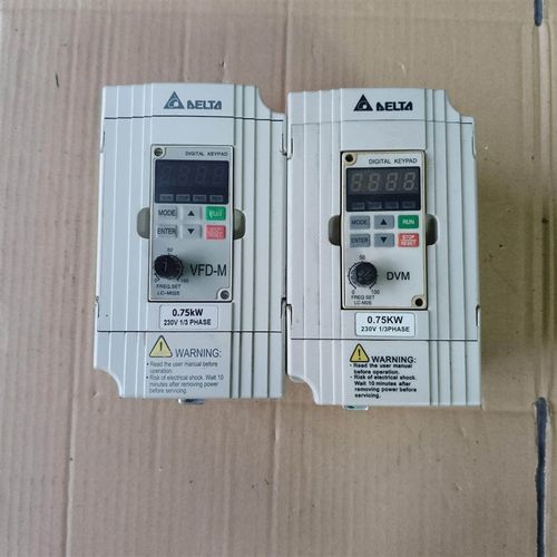 台达0.75千瓦变频器 VFD007M21A  220V输入